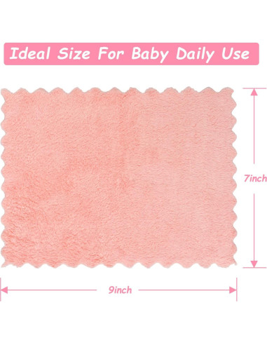 Toallitas de Baño Orighty para Bebés 24-Pack Microfibra Coral