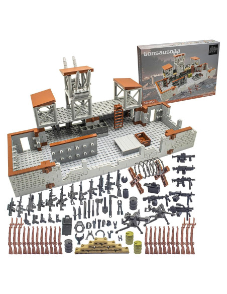 Conjunto de Bloques de Construcción Militar Gonsausola 500 Pcs Conjunto de Bloques de Construcción Militar Gonsausola 500 Pcs