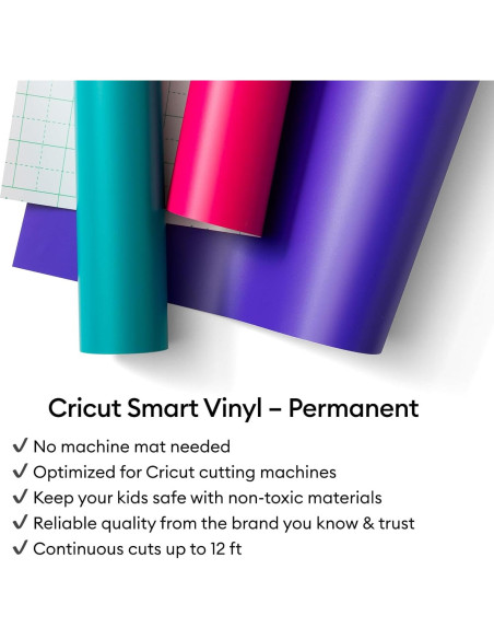 Vinilo Permanente Cricut Joy Xtra Negro 24.1 cm x 1.82 m Vinilo Permanente Cricut Joy Xtra Negro 24.1 cm x 1.82 m