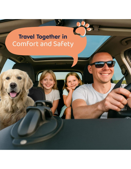 Funda para Asiento Delantero de Perro Petloox - Impermeable y Antideslizante Funda para Asiento Delantero de Perro Petloox - Impermeable y Antideslizante