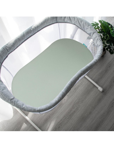 Sábanas para Cuna Biloban 4 Piezas Microfibra Verde