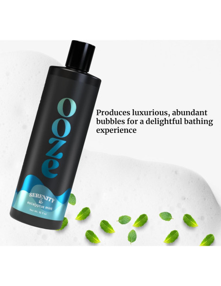Baño de Burbuja Eucalipto y Menta OOZE 473ml - Relajante y Vegano Baño de Burbuja Eucalipto y Menta OOZE 473ml - Relajante y Vegano