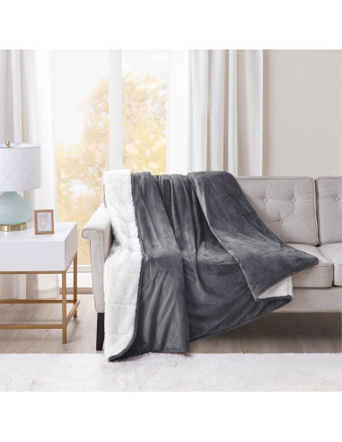 Manta con peso Degrees of Comfort 5.44 kg 121x183 cm Carbón