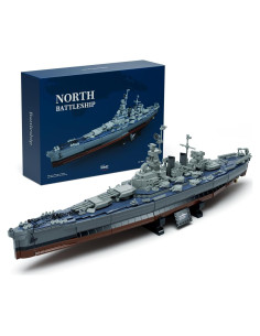 Set de Construcción Militar Nifeliz North Battleship 1701 Piezas