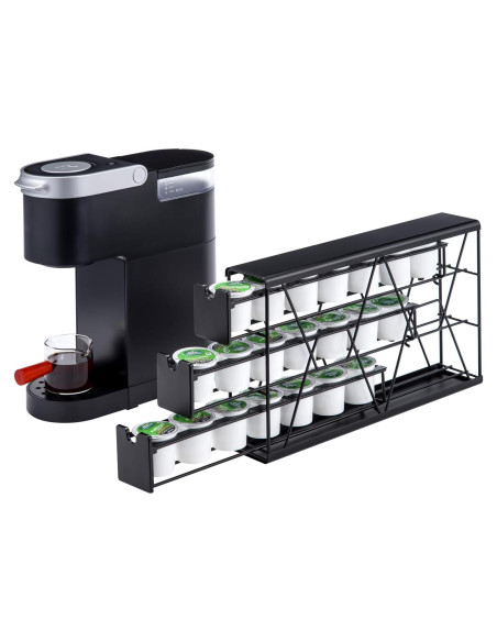 Soporte de Cápsulas de Café K Cup ZCDCP Montado en Pared Soporte de Cápsulas de Café K Cup ZCDCP Montado en Pared