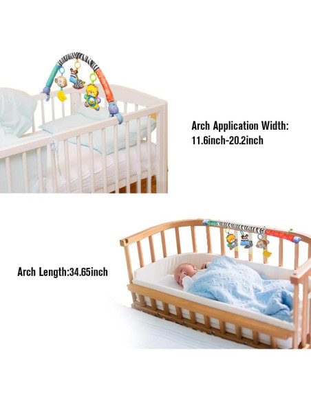 Arco de Juego Ajustable Willway para Bebés con Juguetes Musicales Arco de Juego Ajustable Willway para Bebés con Juguetes Musicales