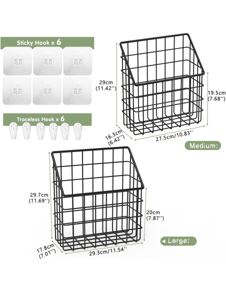 Organizador de Juguetes de Baño Greentainer - 2 Piezas Metal Negro Organizador de Juguetes de Baño Greentainer - 2 Piezas Metal Negro