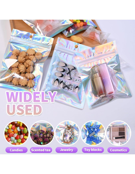 Bolsas Mylar Holográficas 4x6" 120 Pcs NexLevVac Reutilizables Bolsas Mylar Holográficas 4x6" 120 Pcs NexLevVac Reutilizables