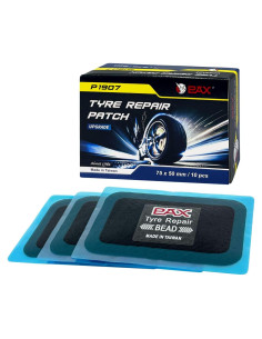 Parches de Reparación Radial PAX 75x50mm 10 Pcs para Neumáticos