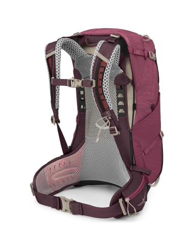 Mochila de senderismo Osprey Sirrus 24L para mujeres - Púrpura