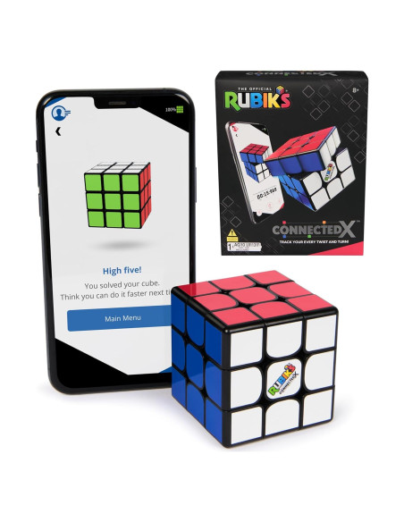 Cubo Rubik's ConnectedX Bluetooth 3x3 - Juguete de Estrés Cubo Rubik's ConnectedX Bluetooth 3x3 - Juguete de Estrés