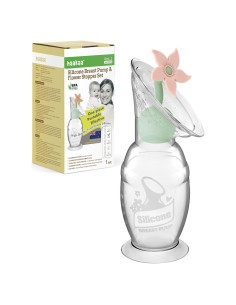 Bomba de Pecho Manual Haakaa Gen 2 100ml Silicona Blush