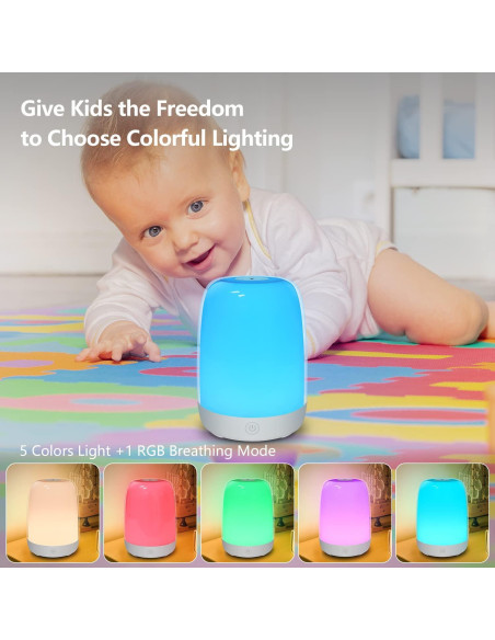 Luz Nocturna Regulable Dremkit A100-W para Niños 9 Modos Luz Nocturna Regulable Dremkit A100-W para Niños 9 Modos