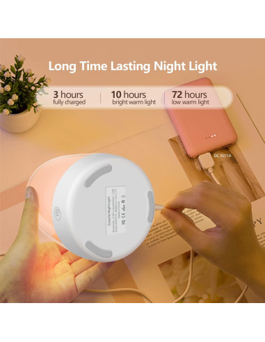 Luz Nocturna Regulable Dremkit A100-W para Niños 9 Modos