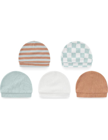 Conjunto Gorro y Manoplas Bebé MAMIMAKA Algodón 0-6 Meses