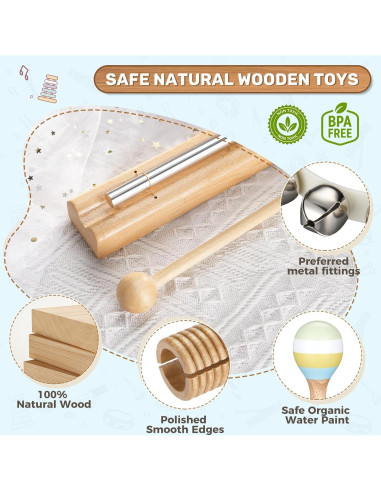 Conjunto de Instrumentos Musicales POGOLAB para Niños 1.1kg