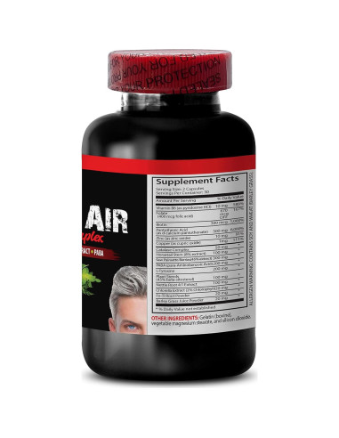 Polvo de Jugo de Cebada - Complejo Reverso Cabello Canoso 120 Cápsulas