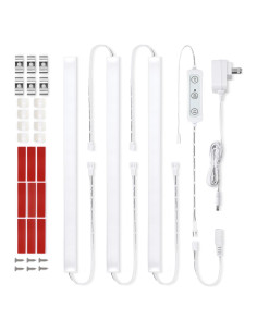 Juego de Iluminación Bajo Gabinete Litever 3 Luces LED 30cm 3000K