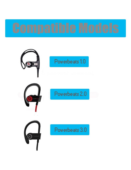 Puntas de Silicona para Auriculares Beats Powerbeats 3 - Azul Puntas de Silicona para Auriculares Beats Powerbeats 3 - Azul
