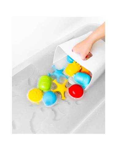 Conjunto de Juguetes de Baño Ubbi con Bin de Secado y Taza
