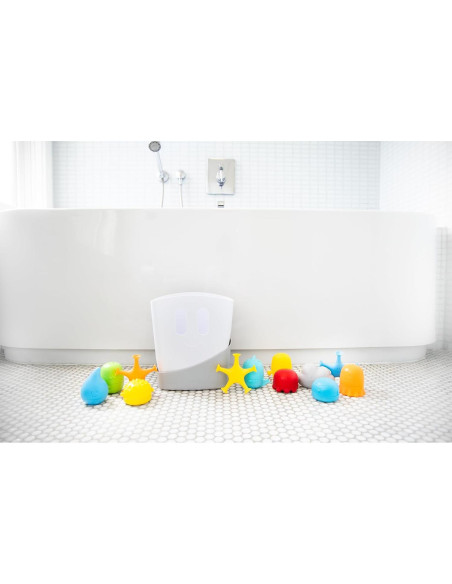 Conjunto de Juguetes de Baño Ubbi con Bin de Secado y Taza Conjunto de Juguetes de Baño Ubbi con Bin de Secado y Taza