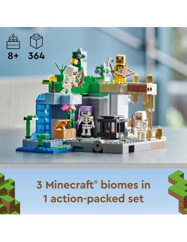 LEGO Minecraft 21189 Mazmorras de Esqueletos Juguete 8+