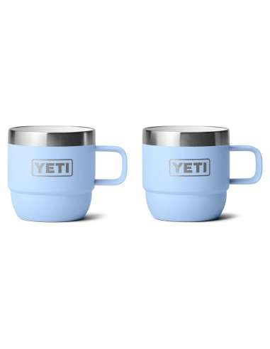 Taza Apilable YETI 6 oz Acero Inoxidable Aislada al Vacío 2 Pzas