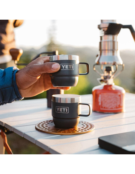 Taza Apilable YETI 6 oz Acero Inoxidable Aislada al Vacío 2 Pzas Taza Apilable YETI 6 oz Acero Inoxidable Aislada al Vacío 2 Pzas
