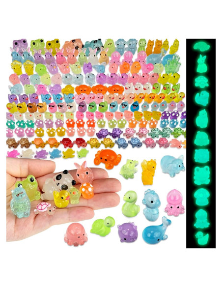 Kit de 160 Piezas de Animales de Resina Piemow - Decoración Miniatura Kit de 160 Piezas de Animales de Resina Piemow - Decoración Miniatura