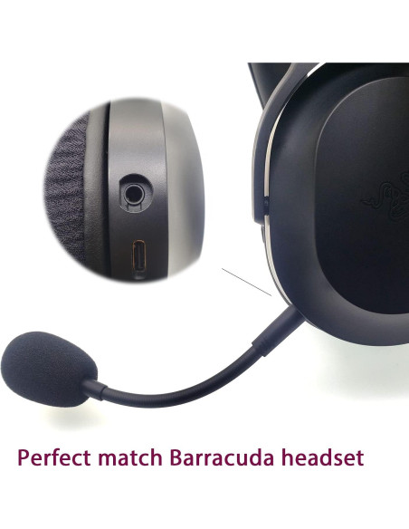 Micrófono de Reemplazo Razer Barracuda X con Cancelación de Ruido Micrófono de Reemplazo Razer Barracuda X con Cancelación de Ruido