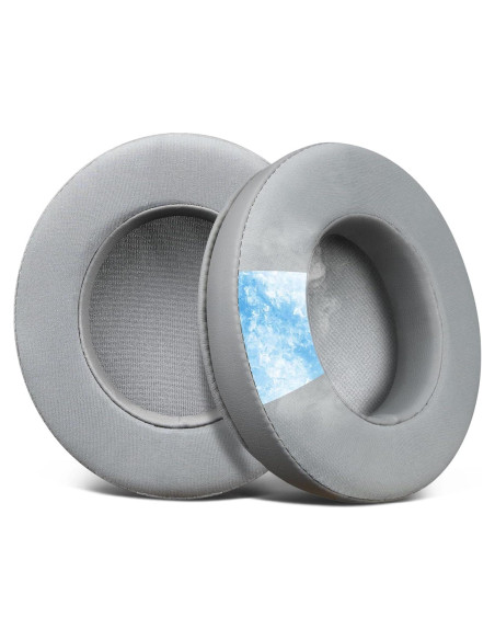 Almohadillas de Gel Refrigerante SOULWIT para Auriculares Razer Blackshark V2 X/Hyperspeed - Gris Almohadillas de Gel Refrigerante SOULWIT para Auriculares Razer Blackshark V2 X/Hyperspeed - Gris