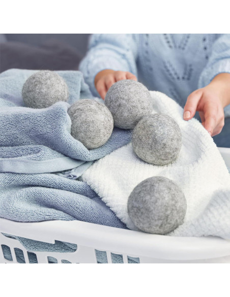 GLEENER Dots para Secadora - 3 Bolas de Lana Natural 100% GLEENER Dots para Secadora - 3 Bolas de Lana Natural 100%