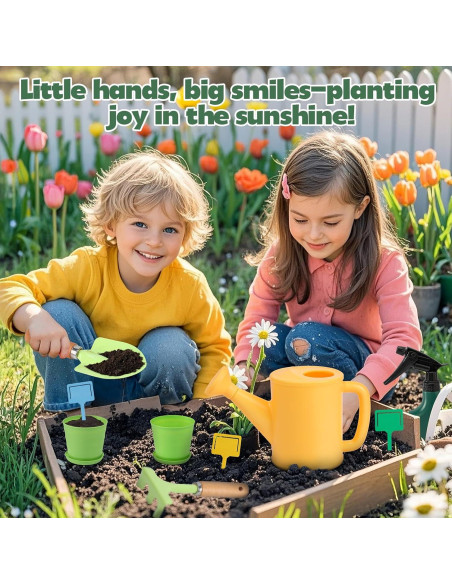Juego de Jardinería para Niños JOI MEW - 10 Piezas Verde Juego de Jardinería para Niños JOI MEW - 10 Piezas Verde