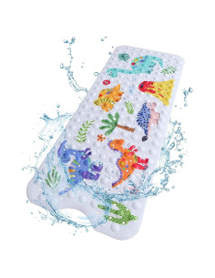 Alfombrilla de Baño Antideslizante GDV 100x40 cm Dinosaurio