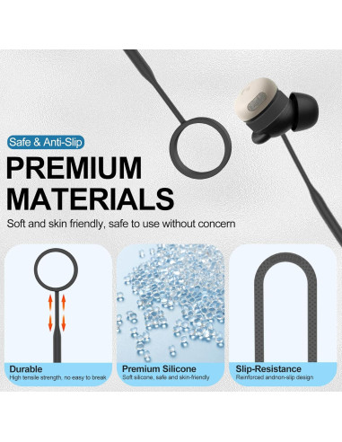 Correa Antipérdida Silicona Suave PUCGUE para Pixel Buds Pro 2