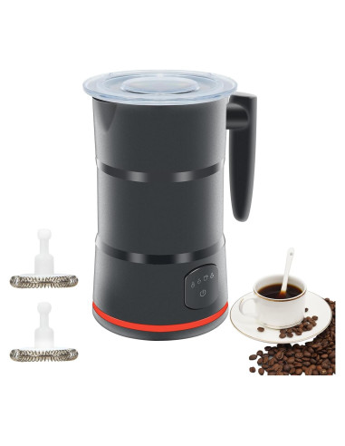Espumador de Leche Eléctrico Fnerthral 4 en 1 430ml Negro