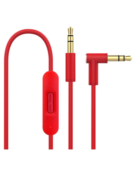 Cable de audio 3.5mm Lusgawer para auriculares Beats Solo 3 Rojo Cable de audio 3.5mm Lusgawer para auriculares Beats Solo 3 Rojo