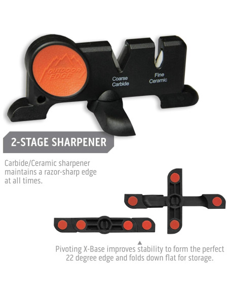 Set de Cuchillos de Caza Outdoor Edge WildBone 4 Piezas Set de Cuchillos de Caza Outdoor Edge WildBone 4 Piezas