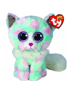 Peluches TY Beanie Boo Opal 15 cm Verde/Rosa