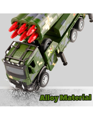 Camión Militar con 6 Misiles YC Toys - Luz y Sonido