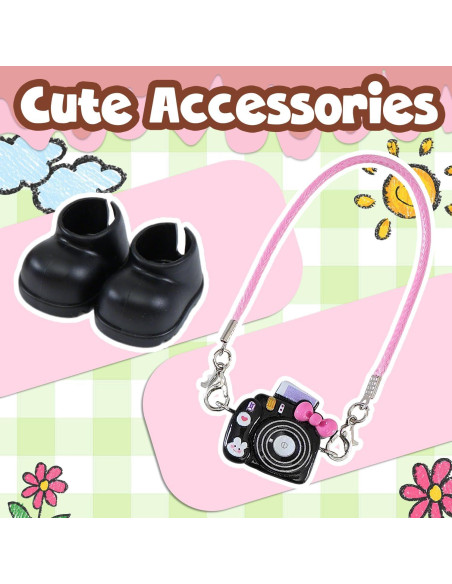 Conjunto de Ropa para Muñeca 17 cm Gyothrig - 5 Piezas Negro Conjunto de Ropa para Muñeca 17 cm Gyothrig - 5 Piezas Negro