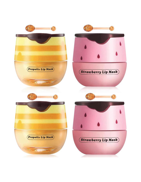 Bálsamo Labial Hidratante Qifylmaf - 4 Paquetes Fruta Bálsamo Labial Hidratante Qifylmaf - 4 Paquetes Fruta