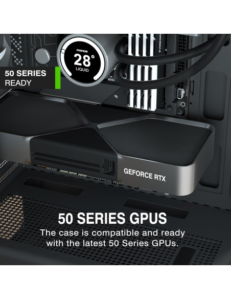 Caja de PC FOIFKIN K6 ATX Mid-Tower con 6 Ventiladores ARGB Caja de PC FOIFKIN K6 ATX Mid-Tower con 6 Ventiladores ARGB