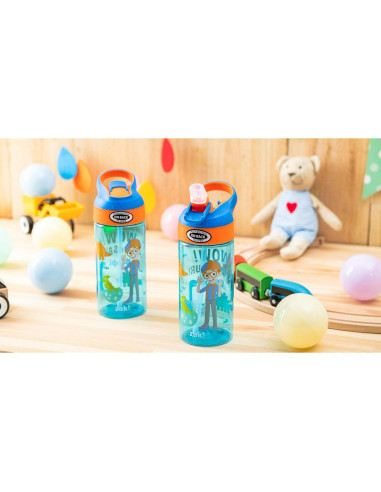 Botella de Agua para Niños Blippi Zak Designs 517 ml - 2 Unidades