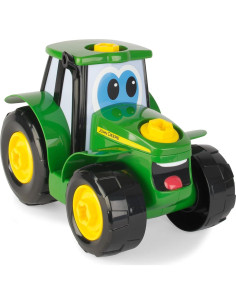Juguete de Construcción John Deere Tractor con Taladro 16 Piezas 2