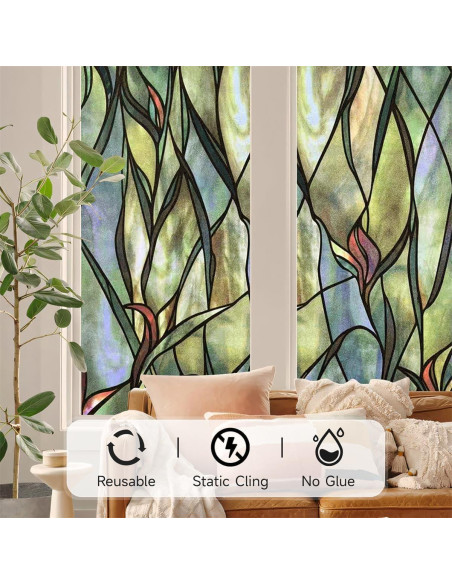 Película Estática Decorativa para Ventanas Yeysynana 45x200cm Película Estática Decorativa para Ventanas Yeysynana 45x200cm