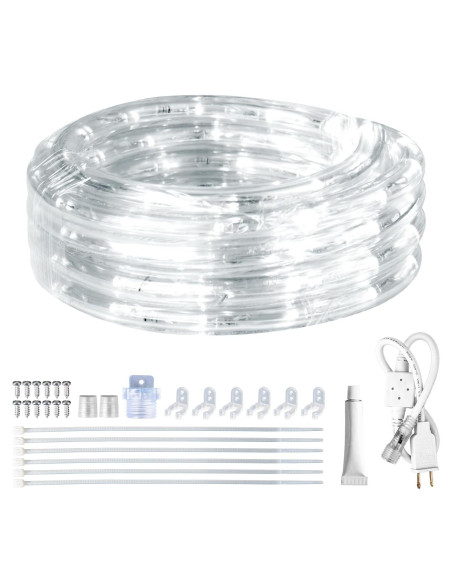Luces de Cuerda LED SURNIE 3M Impermeables Blanco Diurno Luces de Cuerda LED SURNIE 3M Impermeables Blanco Diurno