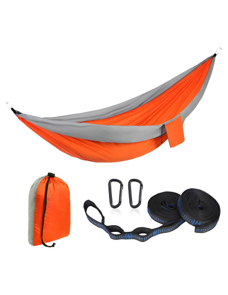 Hamaca de Camping Taihe 270x139 cm Nylon Ligera 181 kg Hamaca de Camping Taihe 270x139 cm Nylon Ligera 181 kg