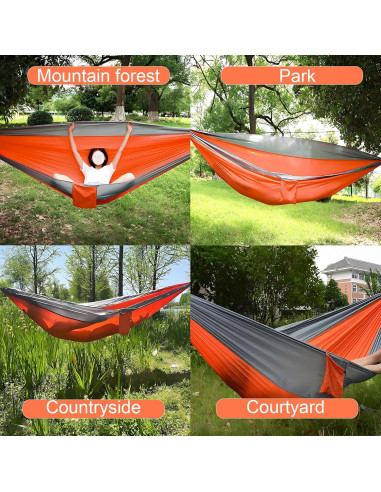 Hamaca de Camping Taihe 270x139 cm Nylon Ligera 181 kg