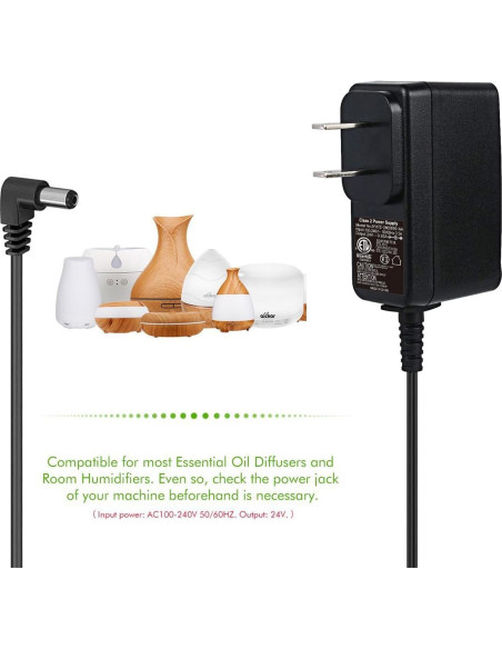 Adaptador de Pared 24V PLUSPOE para Difusores de Aceite Adaptador de Pared 24V PLUSPOE para Difusores de Aceite